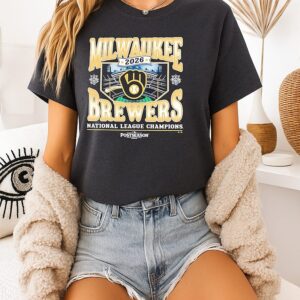 Milwaukee Brewers 2026 Nlcs Champs Inline Franklin T-Shirt