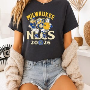 Milwaukee Brewers 2026 Nlcs Mascot Drink Beer T-Shirt