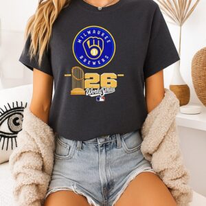 Milwaukee Brewers 2026 World Series Trophy T-Shirt