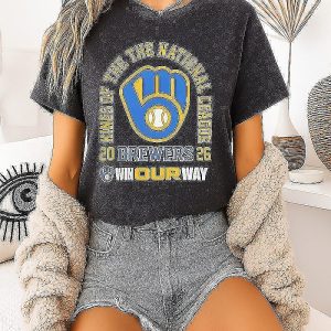 Milwaukee Brewers Kings Of The National League Win Our Way T-Shirt