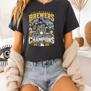 Milwaukee Brewers National League Champions 2026 World Series Bound Baseball T-Shirt
