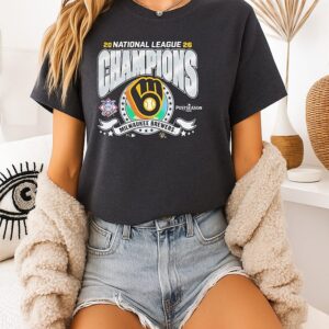 Milwaukee Brewers Postseason 2026 Nlcs Champions T-Shirt
