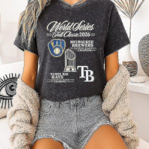 Milwaukee Brewers Vs Tampa Bay Rays 2026 World Series Fall Classic T-Shirt