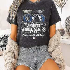 Milwaukee Brewers Vs Tampa Bay Rays World Series 2026 Championship Matchup T-Shirt