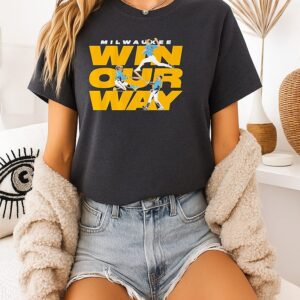 Milwaukee Brewers Win Our Way Stack 2026 World Series T-Shirt
