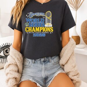 Milwaukee Brewers World Series Champions 2026 Trophy Mlb T-Shirt