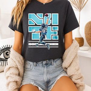 Nate Boerkircher Jacksonville Jaguars One Hand T-Shirt
