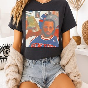 New York Knicks Jalen Brunson Funny Selfie With Money T-Shirt