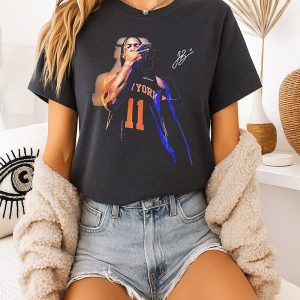 New York Knicks Jalen Brunson Hand Gesture Signature T-Shirt