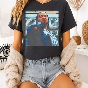 New York Knicks Jalen Brunson With Gun T-Shirt