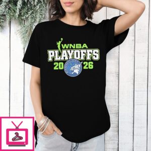 Official Minnesota Lynx 2026 Wnba Playoffs Logo T-Shirt
