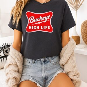 Ohio State Buckeye High Life Osu Gameday T-Shirt