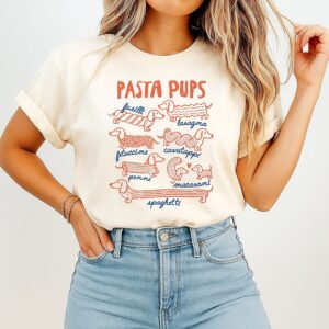 Pasta Pups Dachshund Spaghetti T-Shirt