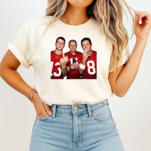 San Francisco Football Brock Purdy Joe Montana Dwight Clark T-Shirt