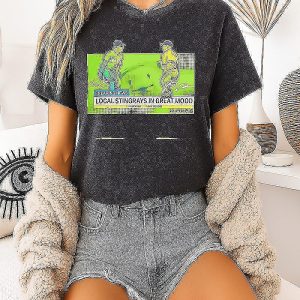 Tampa Bay Rays Baseball Local Stingrays In Great Mood Signature T-Shirt