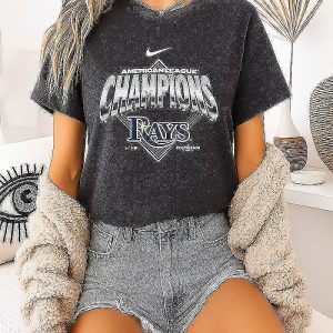 Tampa Bay Rays Nike 2026 American League Champions Postseason Logo T-Shirt
