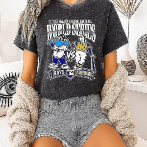Tampa Bay Rays Vs Milwaukee Brewers 2026 Major League Baseaball World Series Mascot T-Shirt