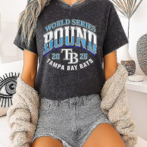 Tampa Bay Rays World Series Bound 2026 Tb Logo T-Shirt