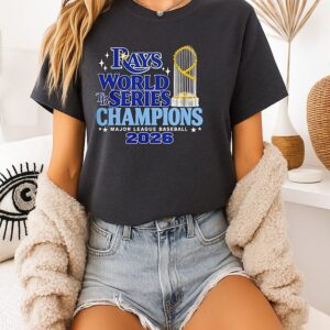 Tampa Bay Rays World Series Champions 2026 Trophy Mlb T-Shirt