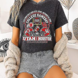 Utah Vs Houston 2026 College Gameday Helmets Matchup T-Shirt