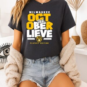 We October-Lieve Milwaukee Brewers Nl Champions 2026 T-Shirt