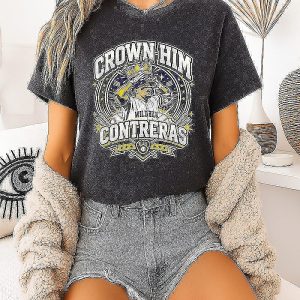 William Contreras Milwaukee Brewers Mlb Crown Him Baseball Player Wearing Crown Stadium T-Shirt